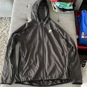 Nike running full zip up hoodie. Size large, used.